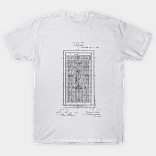 Window Shade Vintage Patent Hand Drawing T-Shirt